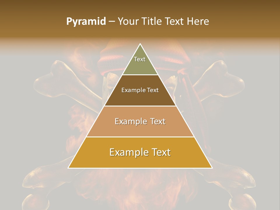 Danger Skeleton Ocean PowerPoint Template