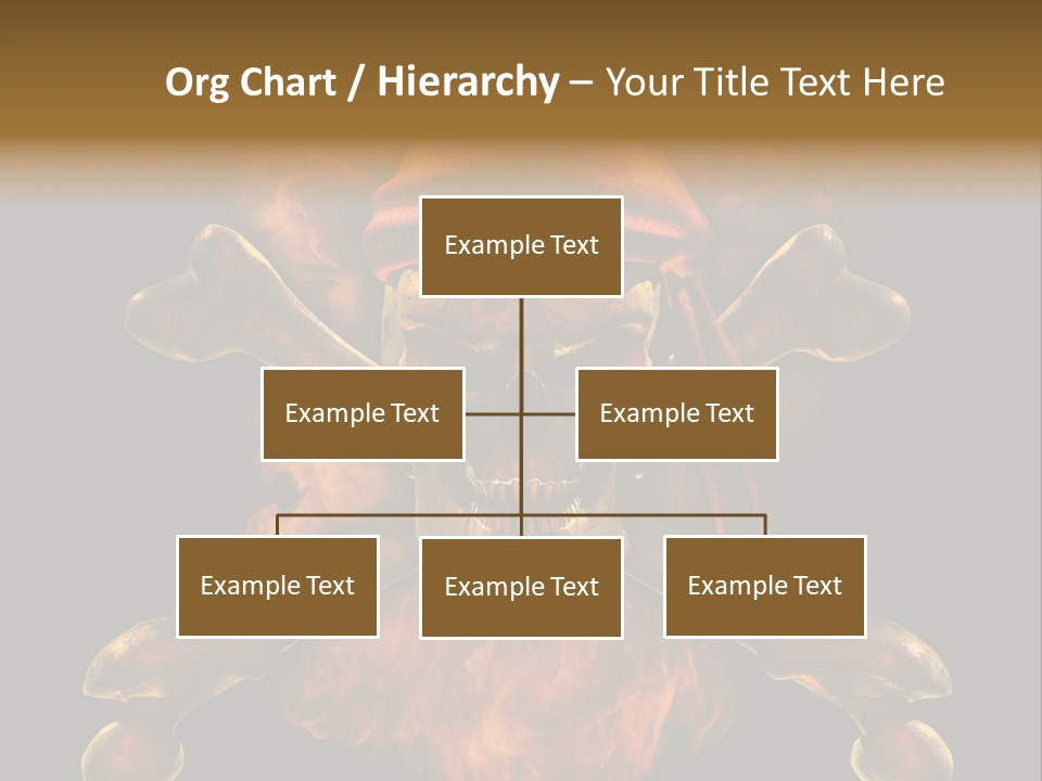 Danger Skeleton Ocean PowerPoint Template
