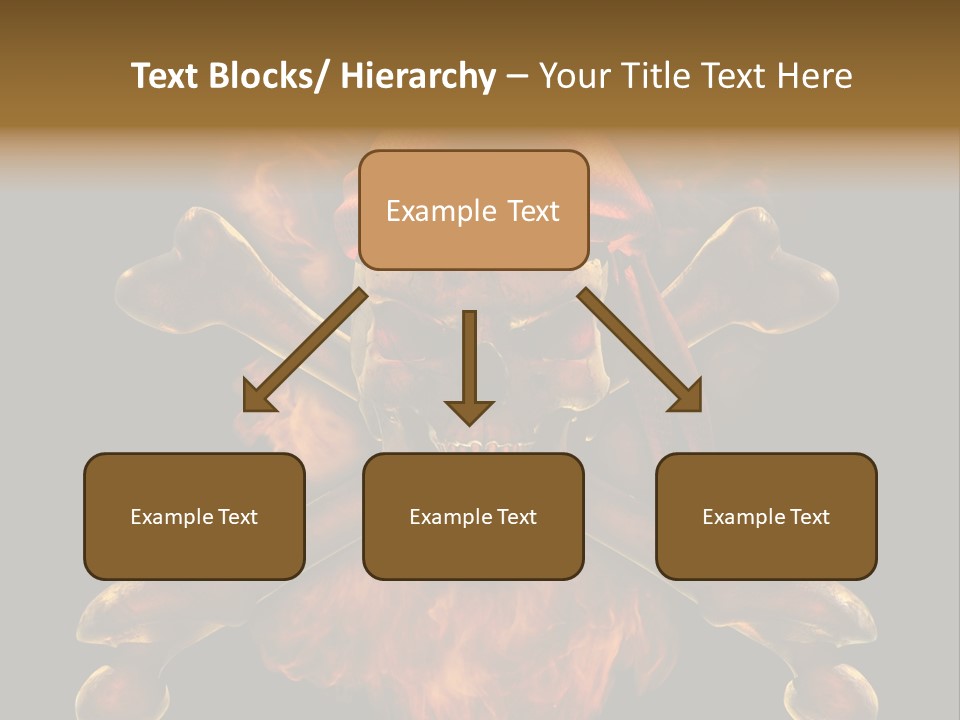 Danger Skeleton Ocean PowerPoint Template