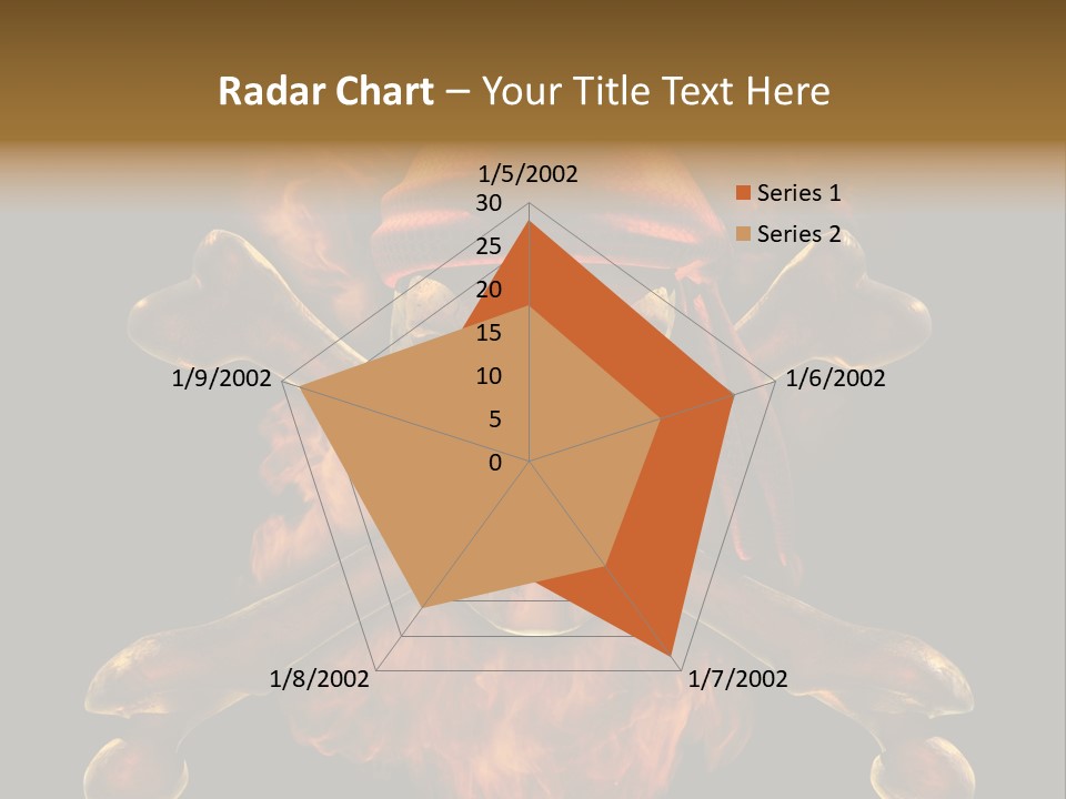 Danger Skeleton Ocean PowerPoint Template