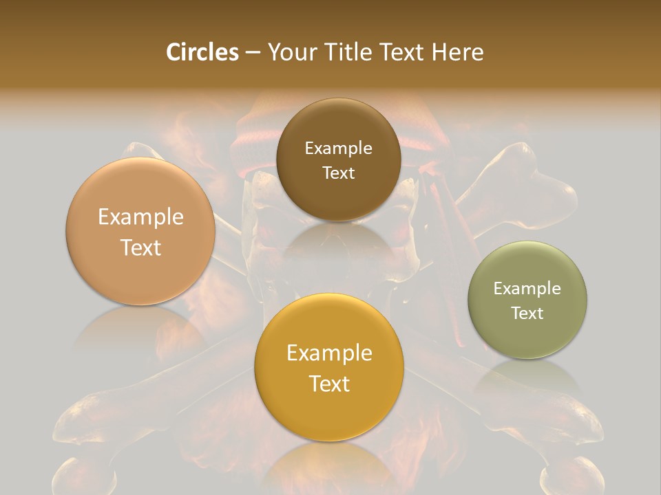 Danger Skeleton Ocean PowerPoint Template