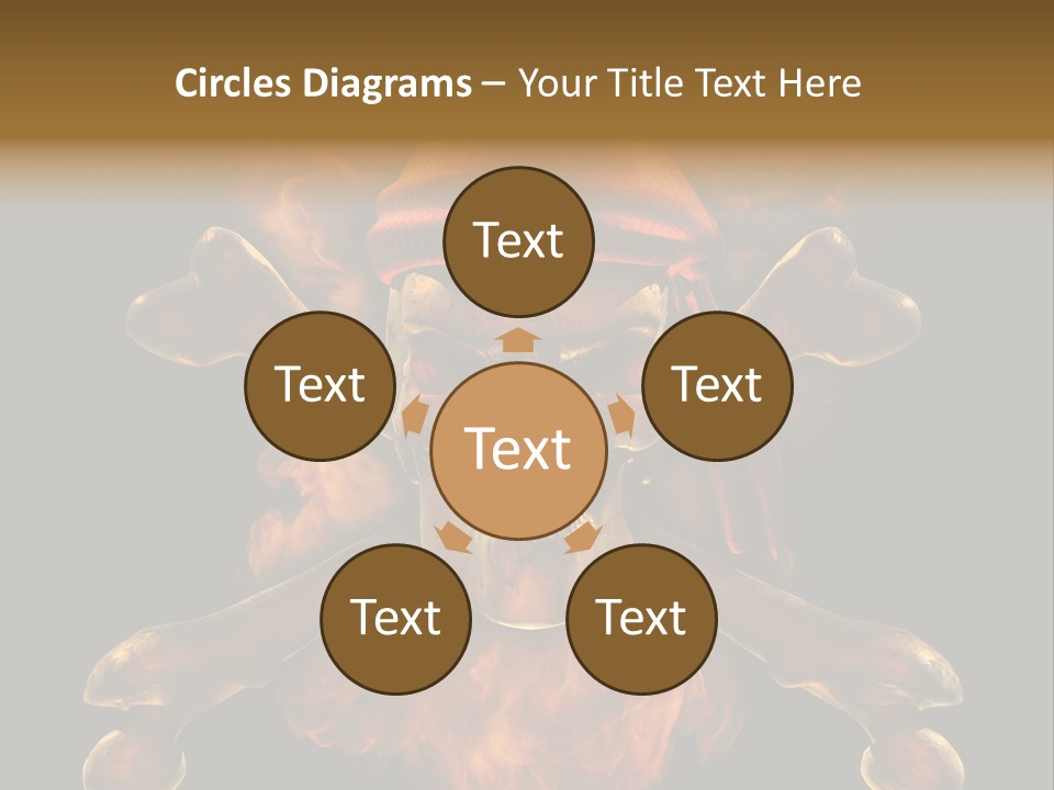 Danger Skeleton Ocean PowerPoint Template