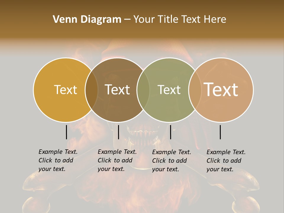 Danger Skeleton Ocean PowerPoint Template