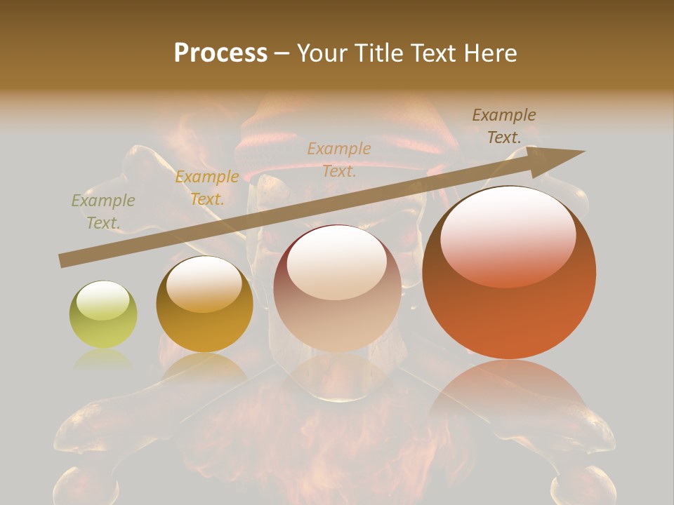 Danger Skeleton Ocean PowerPoint Template