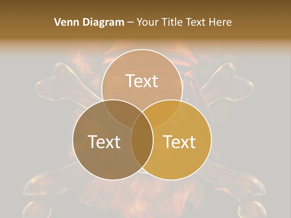 Danger Skeleton Ocean PowerPoint Template