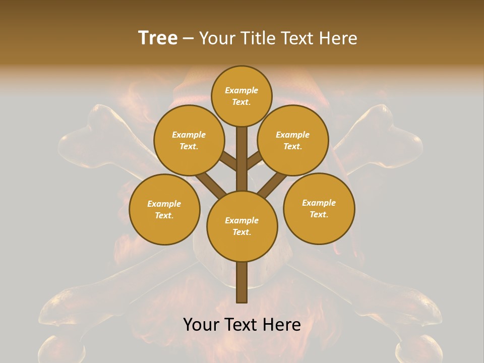 Danger Skeleton Ocean PowerPoint Template