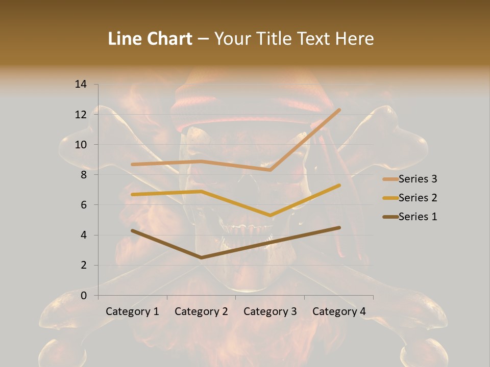 Danger Skeleton Ocean PowerPoint Template