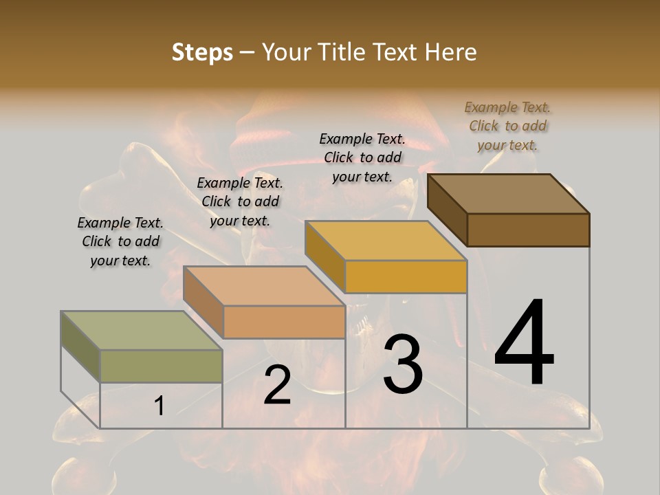 Danger Skeleton Ocean PowerPoint Template