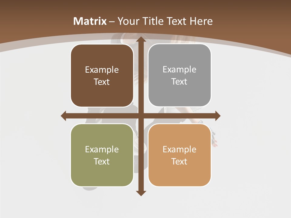 Jump Sporty Sensuality PowerPoint Template