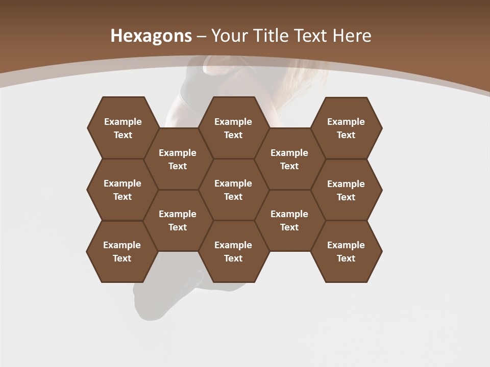 Jump Sporty Sensuality PowerPoint Template