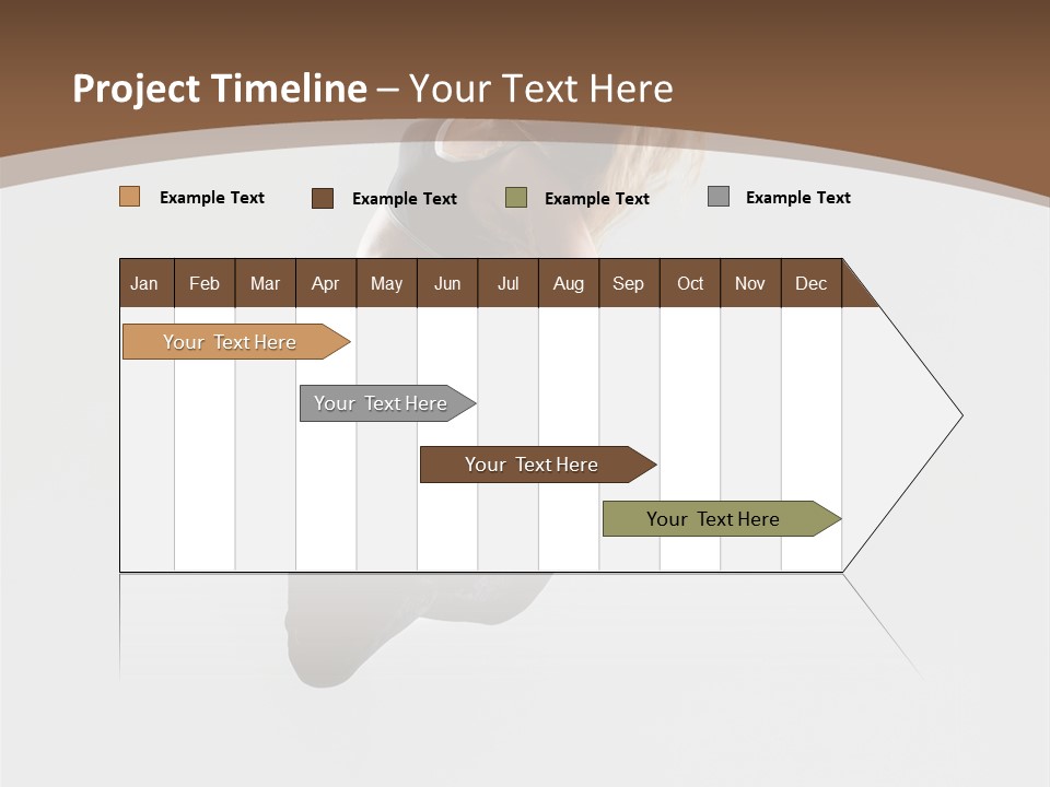 Jump Sporty Sensuality PowerPoint Template