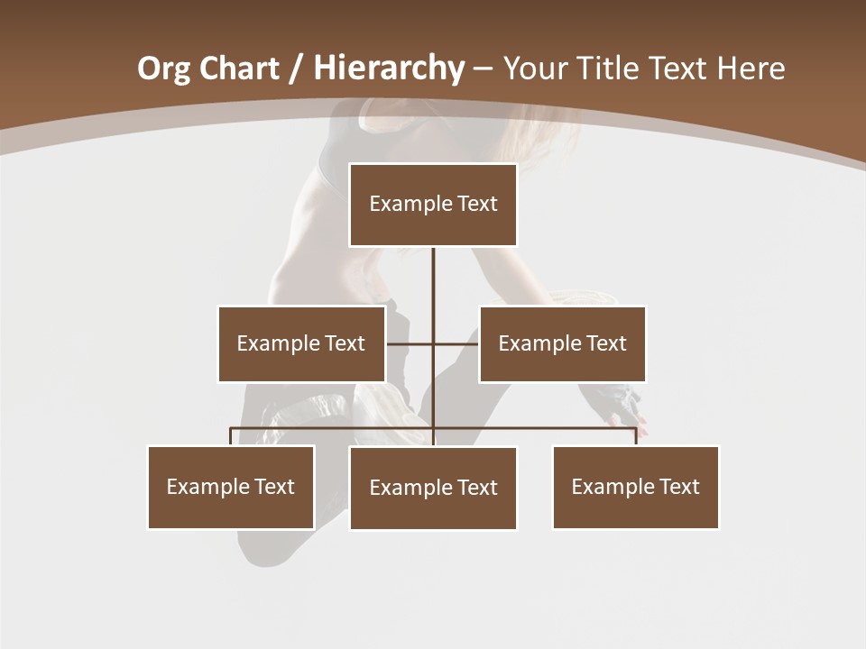 Jump Sporty Sensuality PowerPoint Template