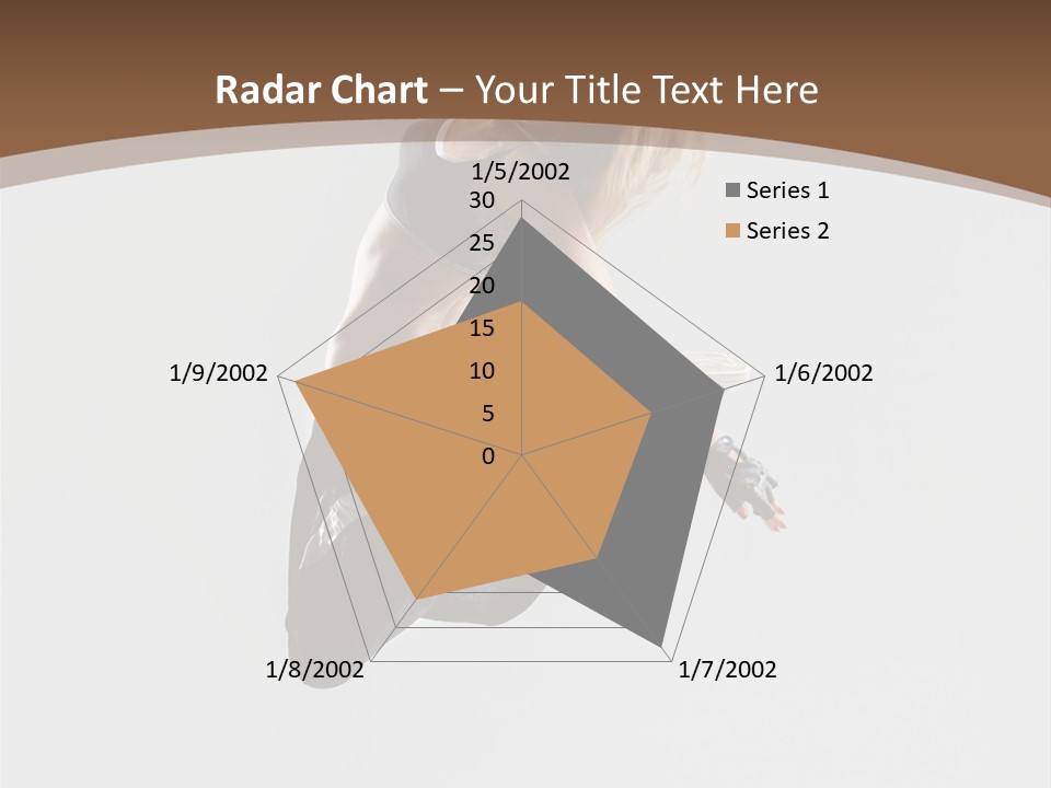 Jump Sporty Sensuality PowerPoint Template