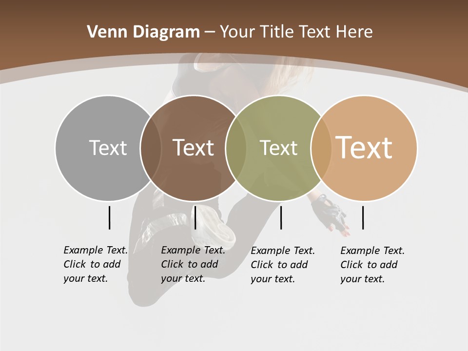 Jump Sporty Sensuality PowerPoint Template