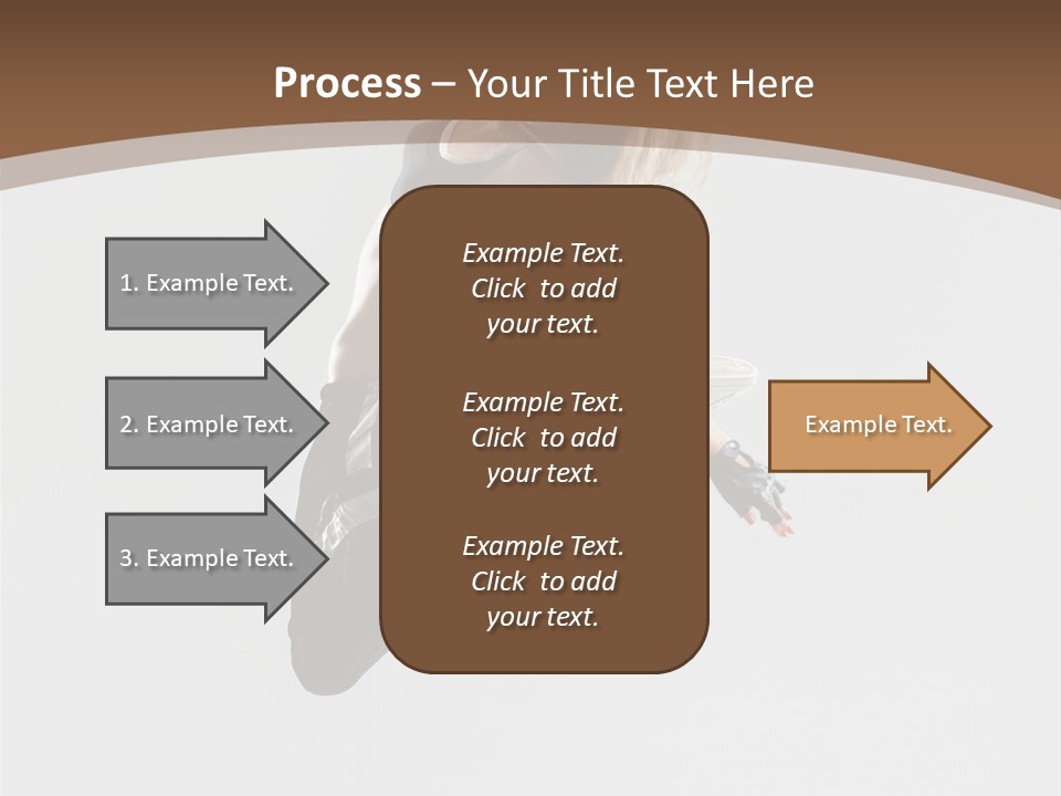 Jump Sporty Sensuality PowerPoint Template