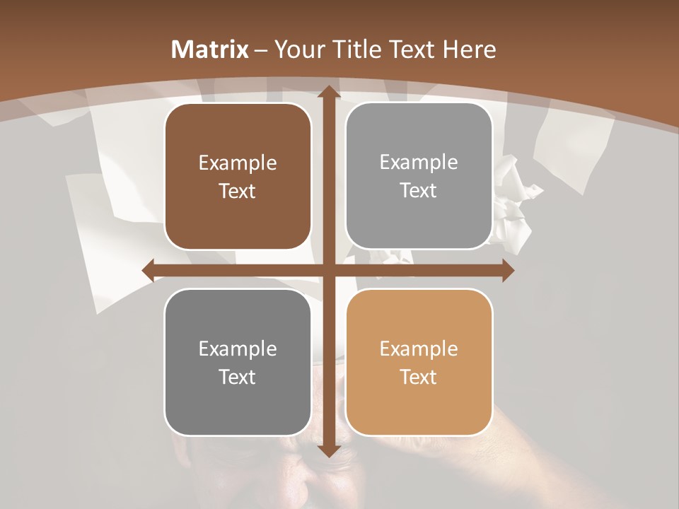 Crisis Down Drama PowerPoint Template