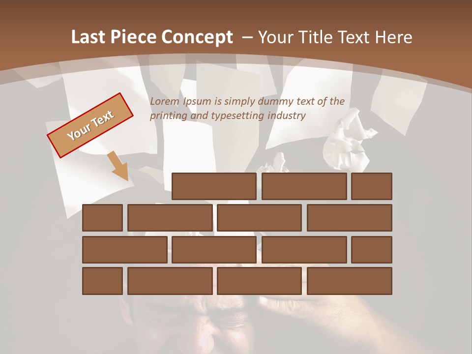 Crisis Down Drama PowerPoint Template