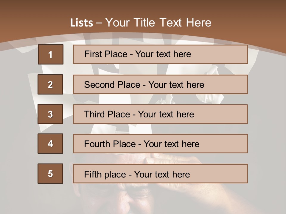 Crisis Down Drama PowerPoint Template