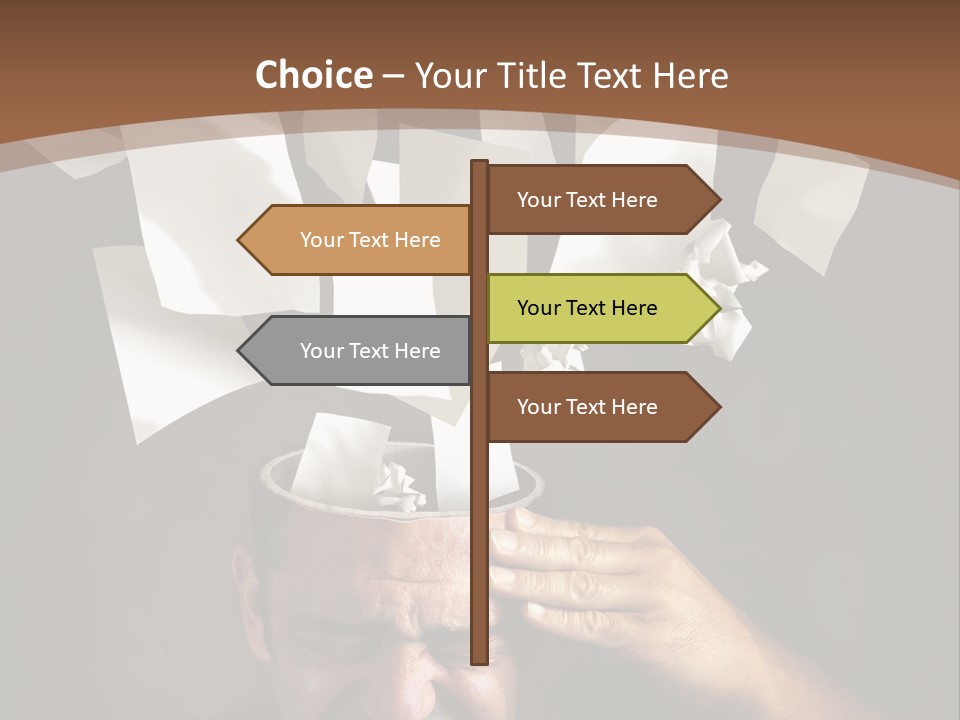 Crisis Down Drama PowerPoint Template