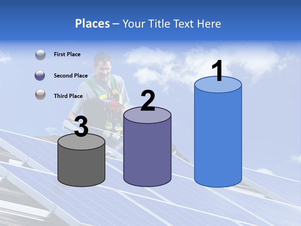 Green Alternative Photovoltaic PowerPoint Template