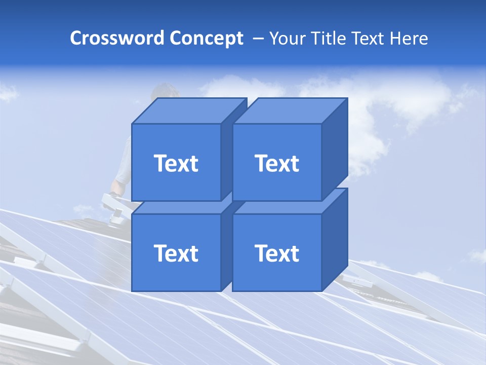 Green Alternative Photovoltaic PowerPoint Template