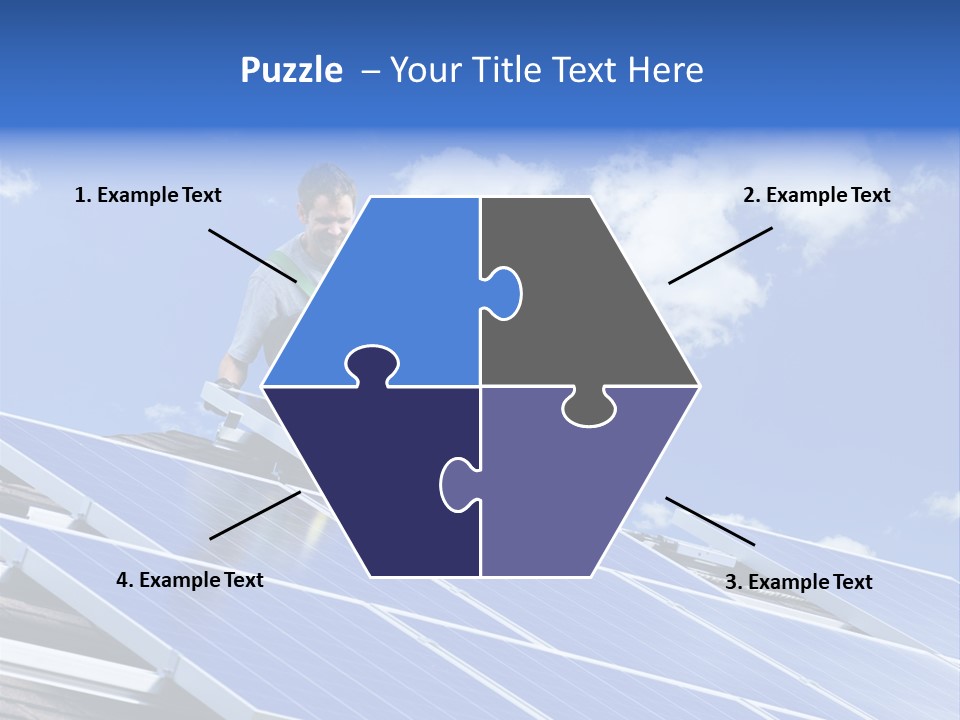 Green Alternative Photovoltaic PowerPoint Template