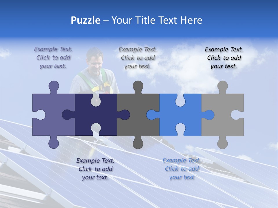 Green Alternative Photovoltaic PowerPoint Template