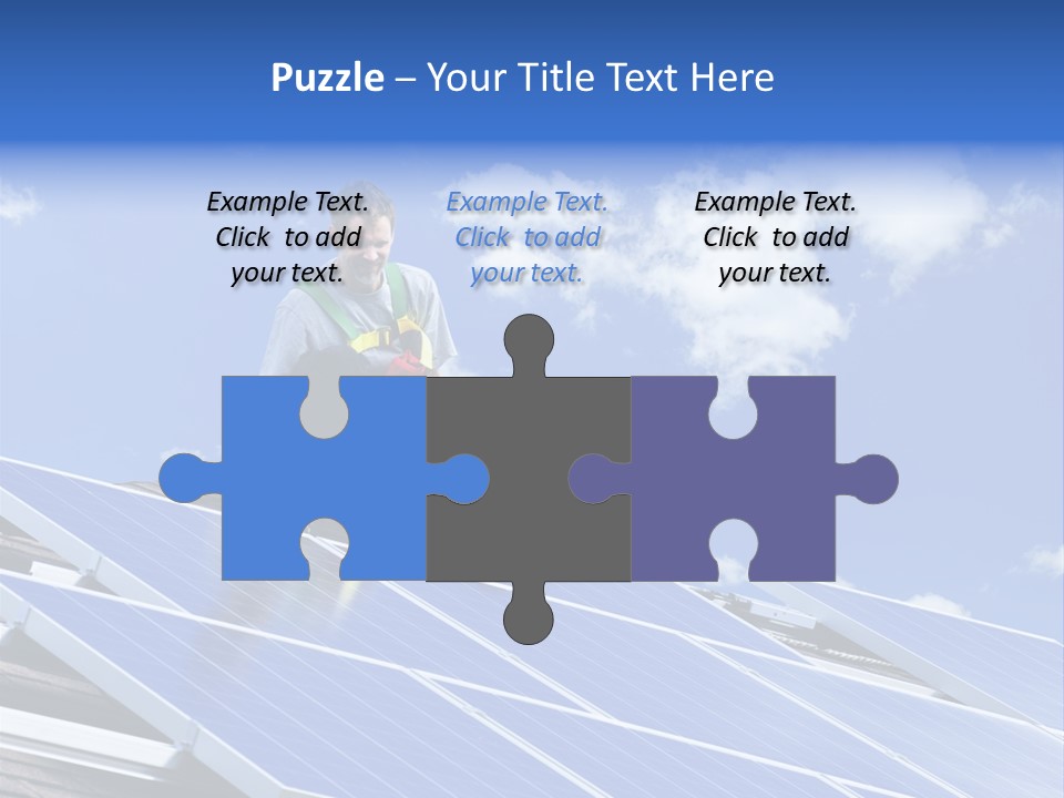 Green Alternative Photovoltaic PowerPoint Template