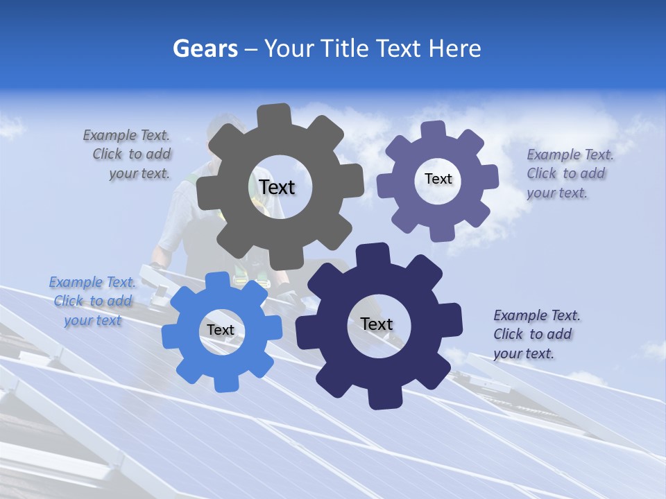 Green Alternative Photovoltaic PowerPoint Template
