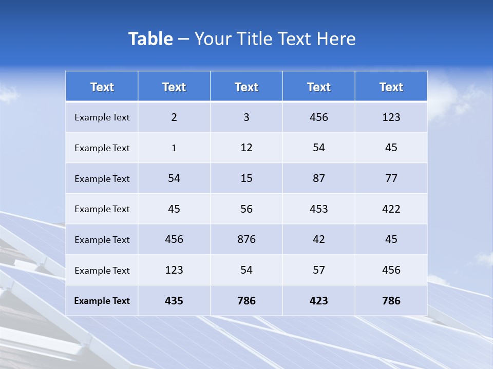 Green Alternative Photovoltaic PowerPoint Template