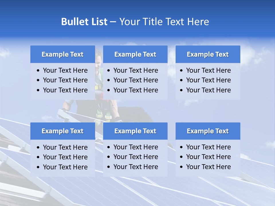 Green Alternative Photovoltaic PowerPoint Template