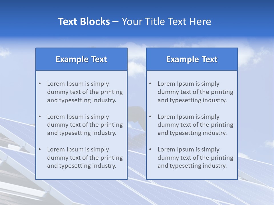 Green Alternative Photovoltaic PowerPoint Template