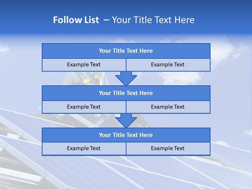 Green Alternative Photovoltaic PowerPoint Template