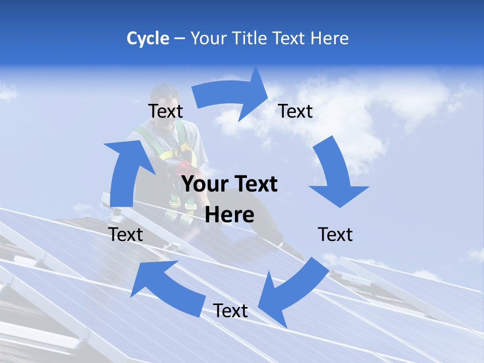 Green Alternative Photovoltaic PowerPoint Template