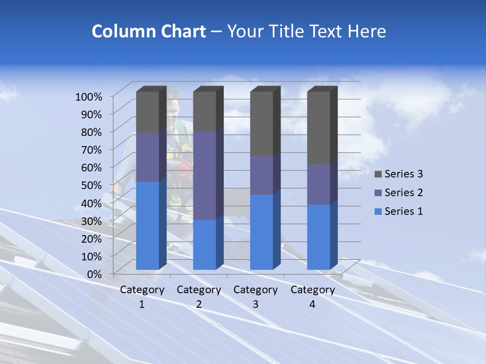 Green Alternative Photovoltaic PowerPoint Template