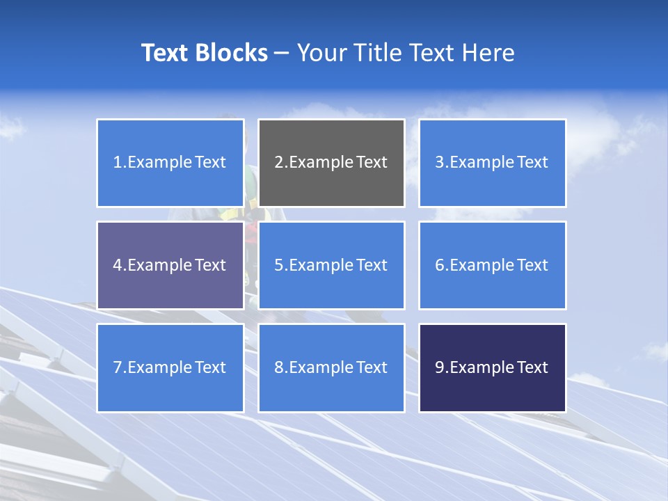 Green Alternative Photovoltaic PowerPoint Template