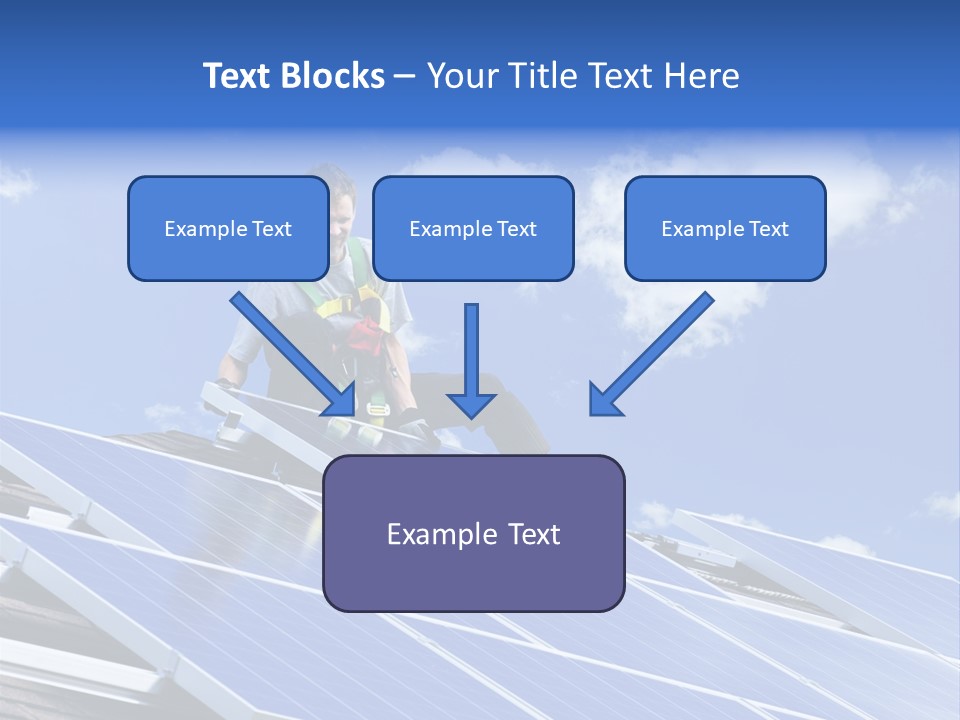 Green Alternative Photovoltaic PowerPoint Template