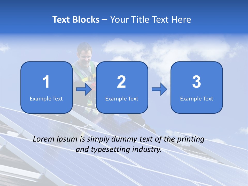 Green Alternative Photovoltaic PowerPoint Template
