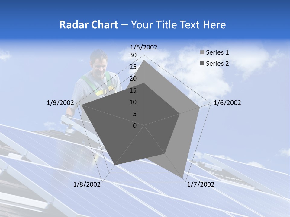 Green Alternative Photovoltaic PowerPoint Template