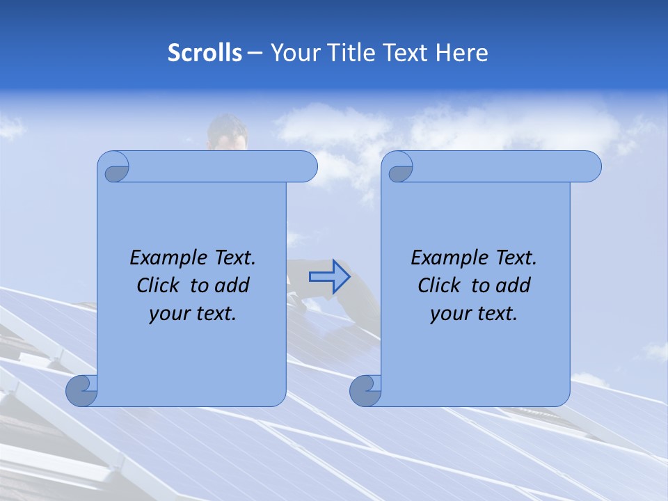 Green Alternative Photovoltaic PowerPoint Template