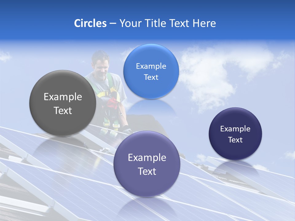 Green Alternative Photovoltaic PowerPoint Template