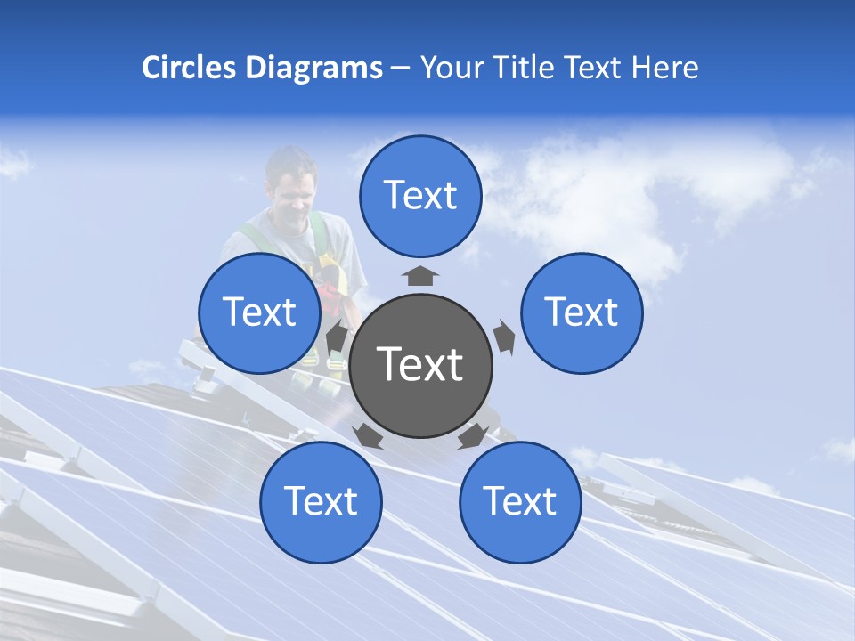 Green Alternative Photovoltaic PowerPoint Template