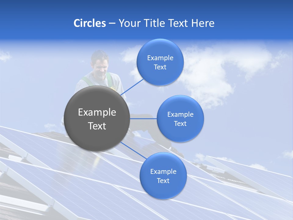 Green Alternative Photovoltaic PowerPoint Template