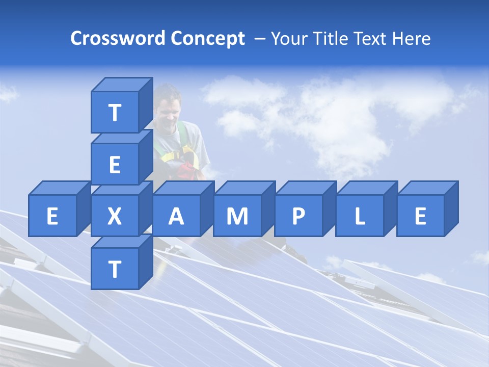 Green Alternative Photovoltaic PowerPoint Template