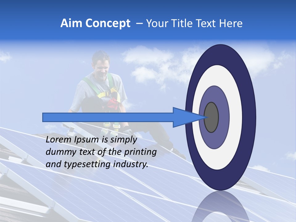 Green Alternative Photovoltaic PowerPoint Template