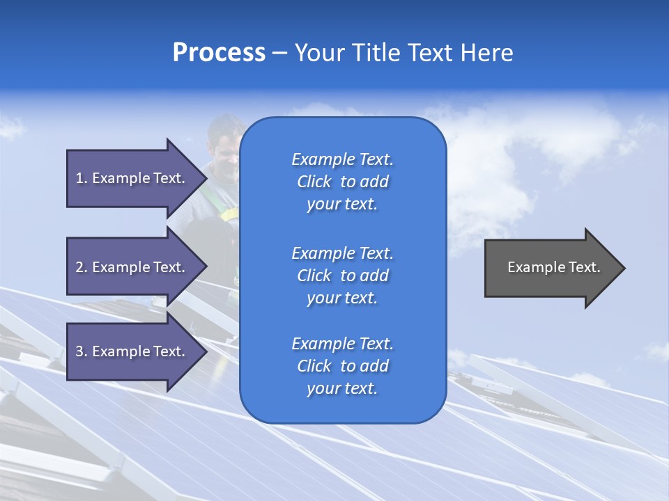 Green Alternative Photovoltaic PowerPoint Template