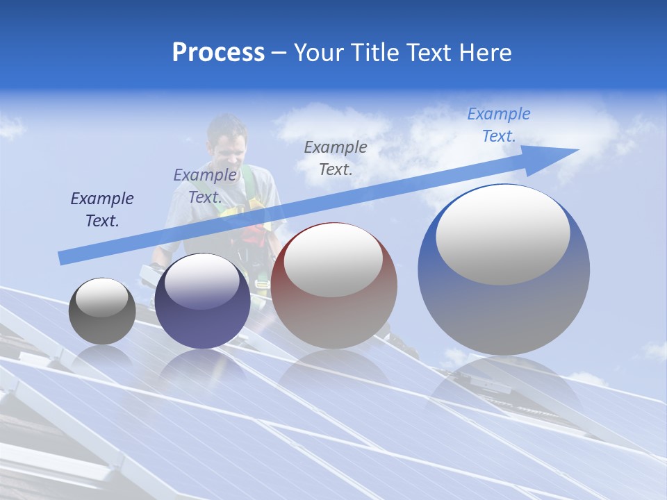 Green Alternative Photovoltaic PowerPoint Template