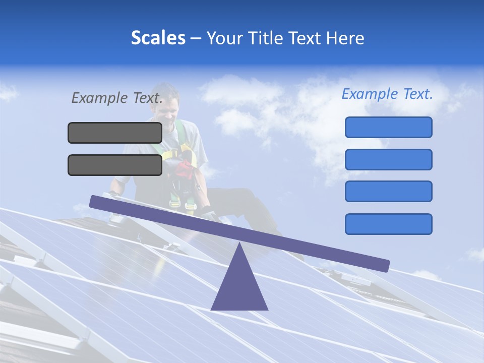 Green Alternative Photovoltaic PowerPoint Template