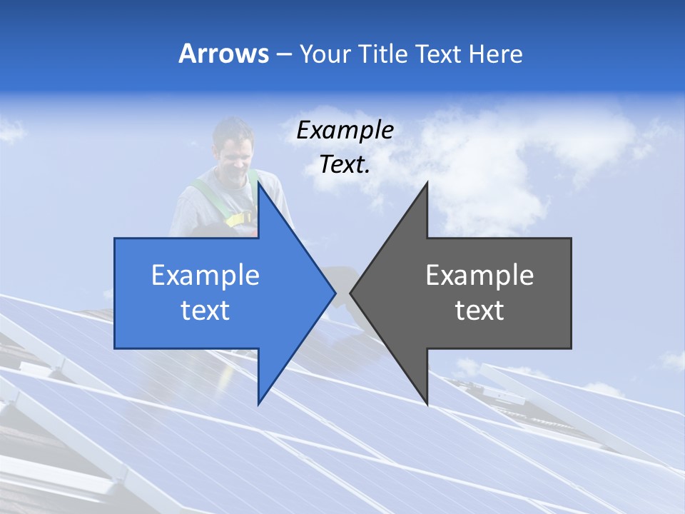 Green Alternative Photovoltaic PowerPoint Template