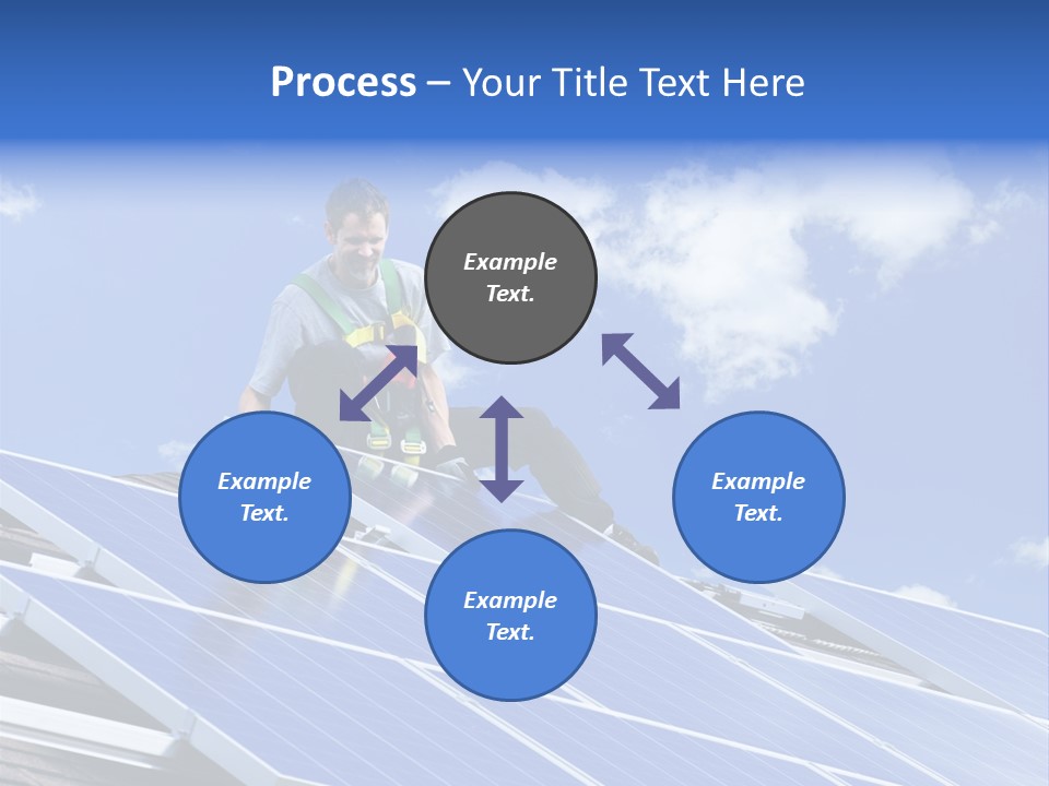Green Alternative Photovoltaic PowerPoint Template